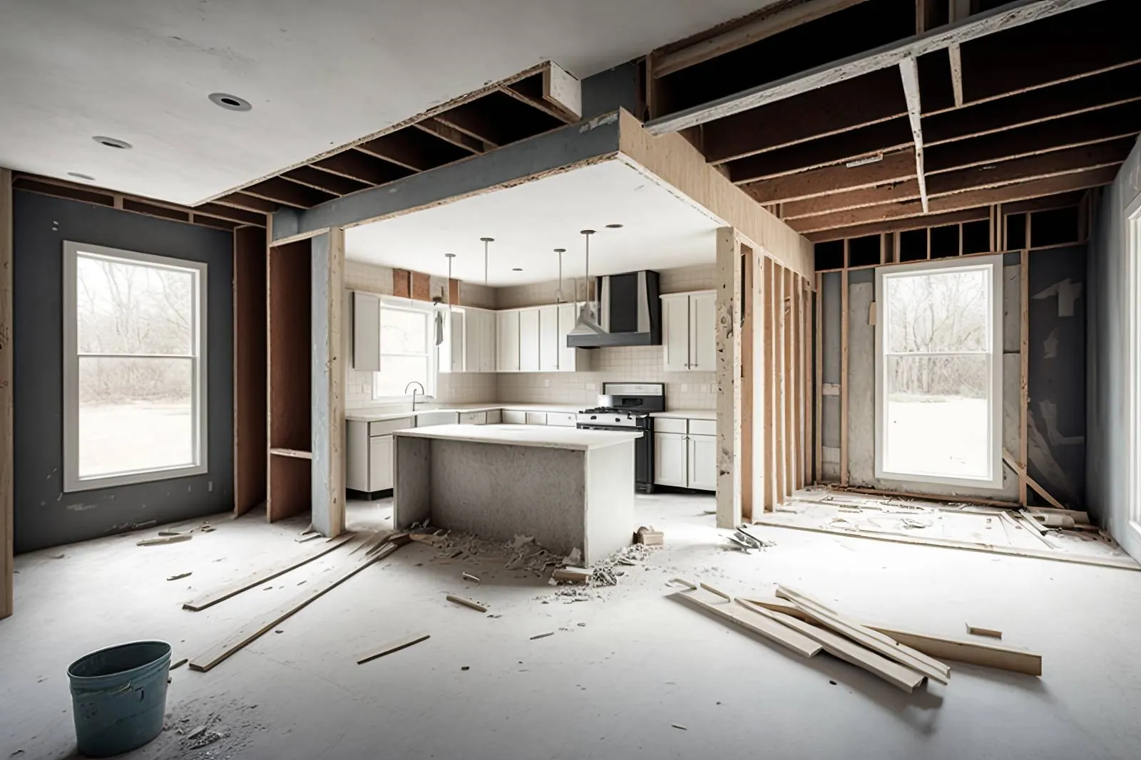 Travaux de rénovation complète d'une maison individuelle à Ecully, proche de Lyon